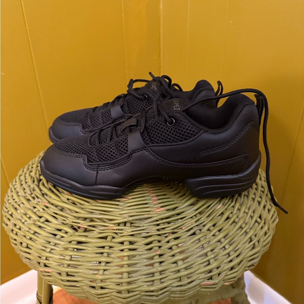 Capezio Black Women's Athletic Dance Sneakers